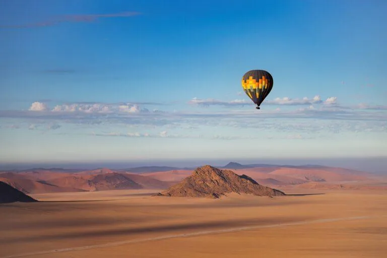 Scenic view of the Tennessee countryside from a hot air balloon